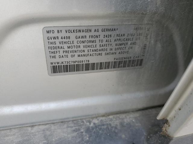 2009 Volkswagen Passat Turbo VIN: WVWJK73C79P009179 Lot: 41552284