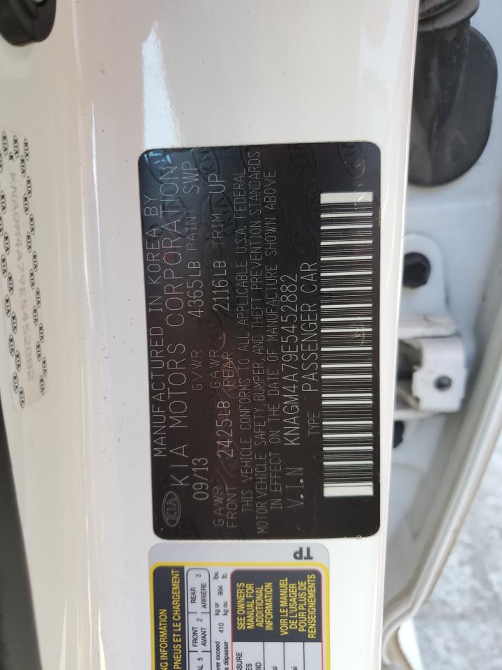 KNAGM4A79E5452882 2014 Kia Optima Lx