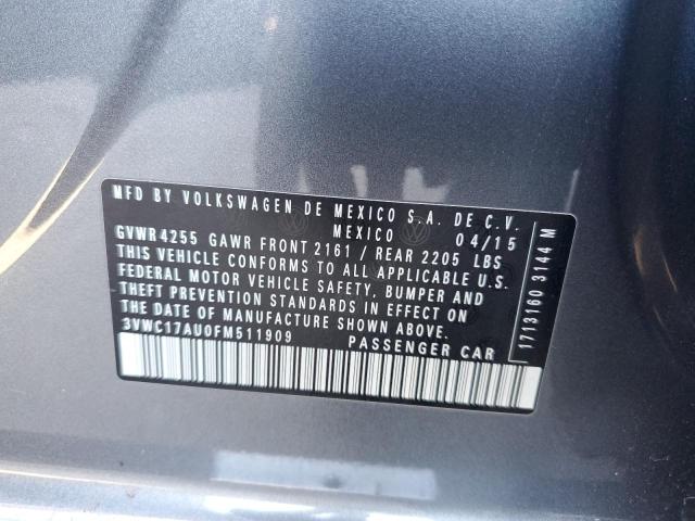 2015 VOLKSWAGEN GOLF SPORT - 3VWC17AU0FM511909