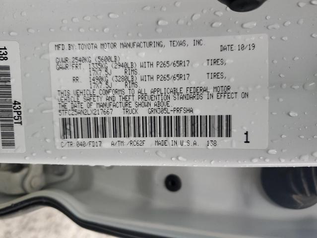 2020 TOYOTA TACOMA DOU - 5TFCZ5AN2LX217667