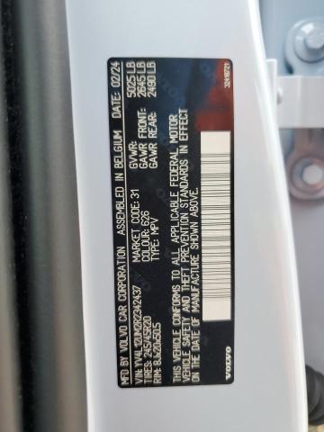 2024 VOLVO XC40 ULTIM - YV4L12UM2R2342437