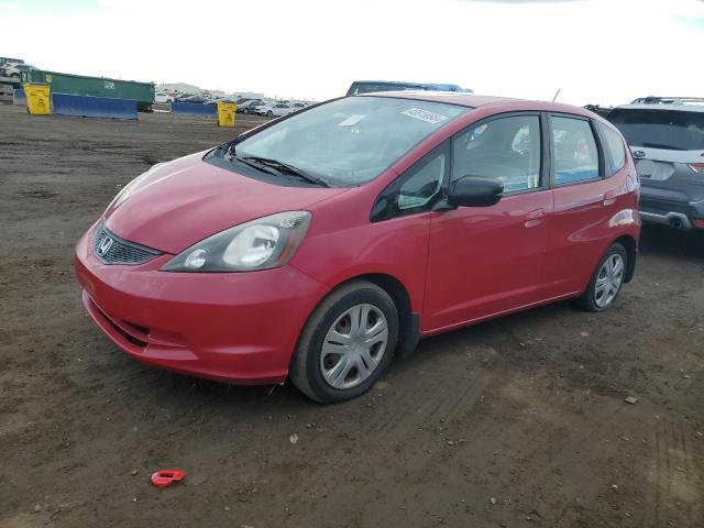 HONDA FIT 2010 red  gas JHMGE8G21AC001033 photo #1