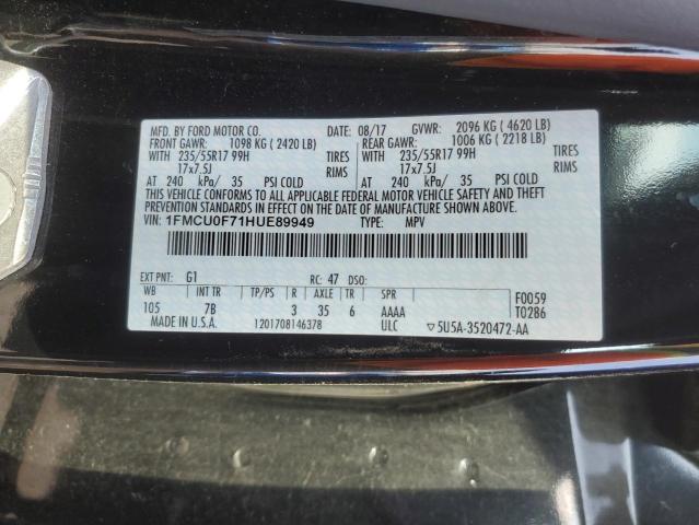 2017 FORD ESCAPE S - 1FMCU0F71HUE89949