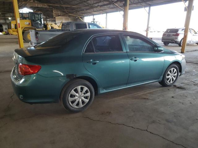 TOYOTA COROLLA BA 2010 teal  gas 1NXBU4EE6AZ285348 photo #4