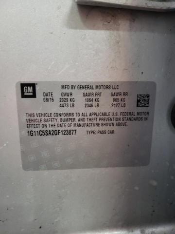 2016 CHEVROLET MALIBU LIM - 1G11C5SA2GF123877