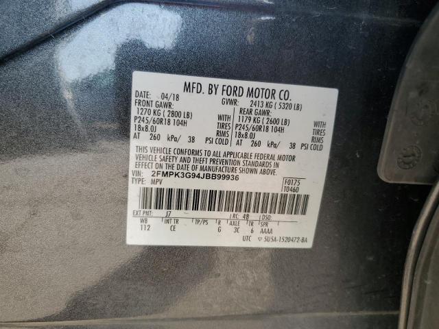 2018 FORD EDGE SE - 2FMPK3G94JBB99936