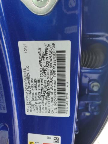 2021 HONDA ACCORD SPO 1HGCV1F43MA113148