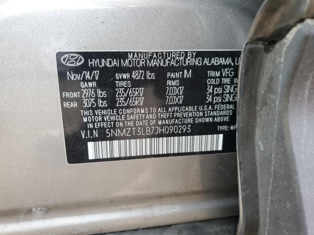 2018 HYUNDAI SANTA FE S - 5NMZT3LB7JH090293