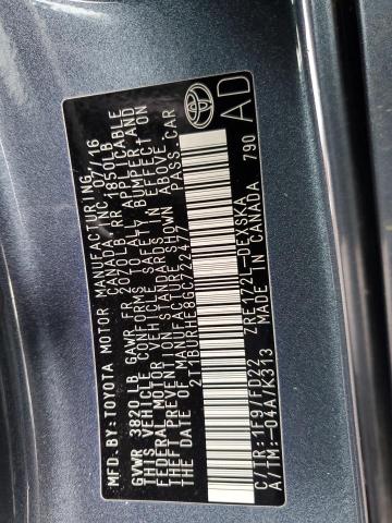 2016 TOYOTA COROLLA L - 2T1BURHE8GC722477