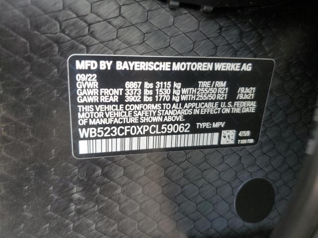 2023 BMW IX XDRIVE5 WB523CF0XPCL59062