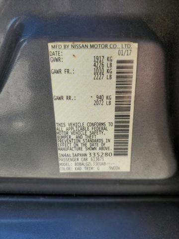 2017 NISSAN ALTIMA 2.5 - 1N4AL3APXHN335280