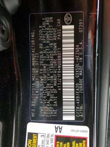 2022 TOYOTA AVALON XLE - 4T1JZ1FB4NU088071