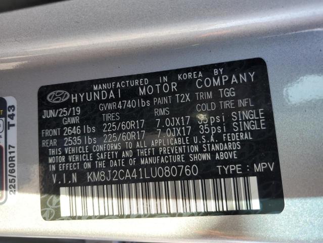 2020 HYUNDAI TUCSON SE - KM8J2CA41LU080760