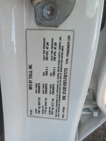 2020 TESLA MODEL 3 - 5YJ3E1EB7LF621773