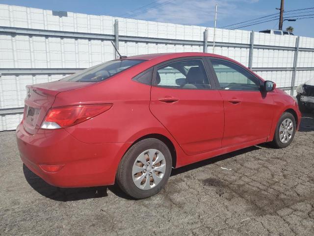 HYUNDAI ACCENT SE 2017 red  gas KMHCT4AE2HU170088 photo #4