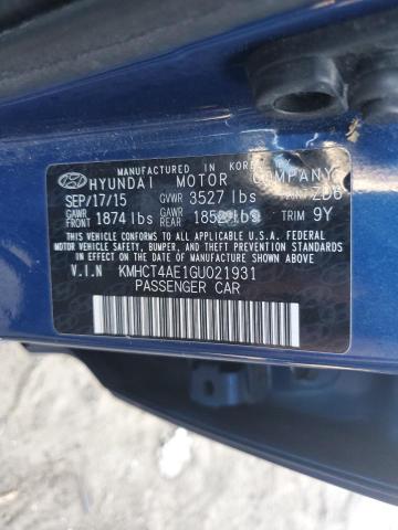 2016 HYUNDAI ACCENT SE - KMHCT4AE1GU021931