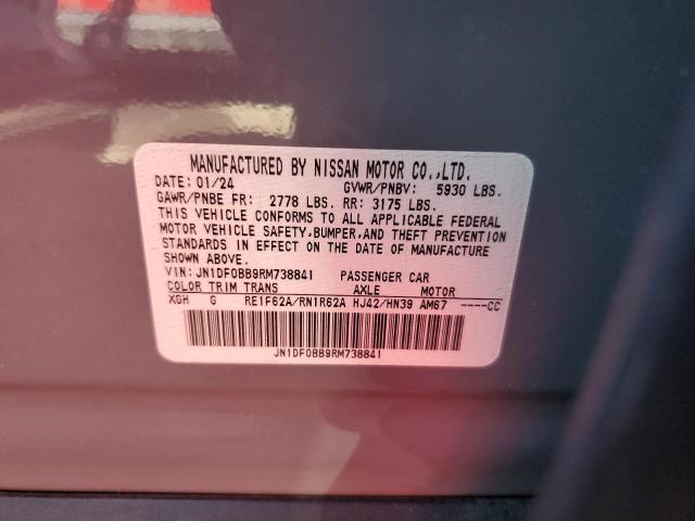 2024 NISSAN ARIYA EVOL JN1DF0BB9RM738841