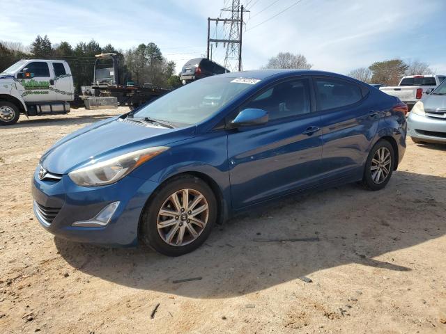 HYUNDAI ELANTRA SE 2015 blue  gas KMHDH4AE6FU277941 photo #1