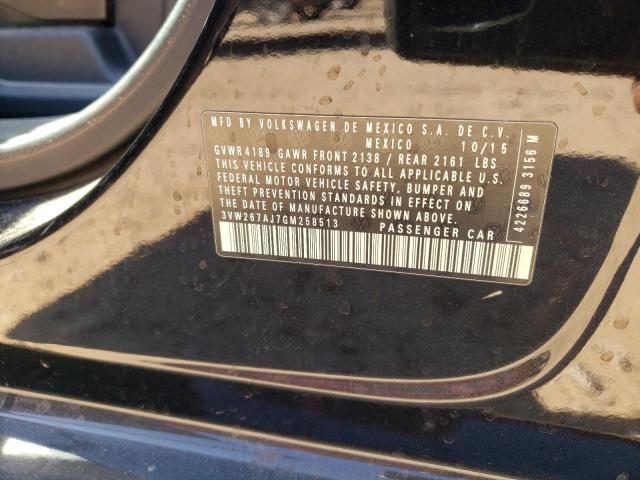 2016 VOLKSWAGEN JETTA S - 3VW267AJ7GM258513