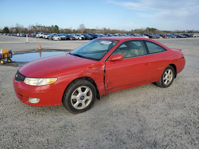 TOYOTA CAMRY SOLA 2001 red  gas 2T1CF28PX1C529987 photo #1