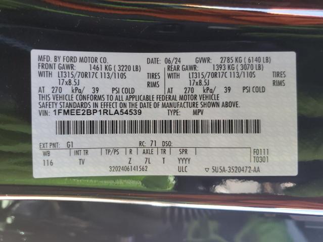 2024 FORD BRONCO WIL 1FMEE2BP1RLA54539