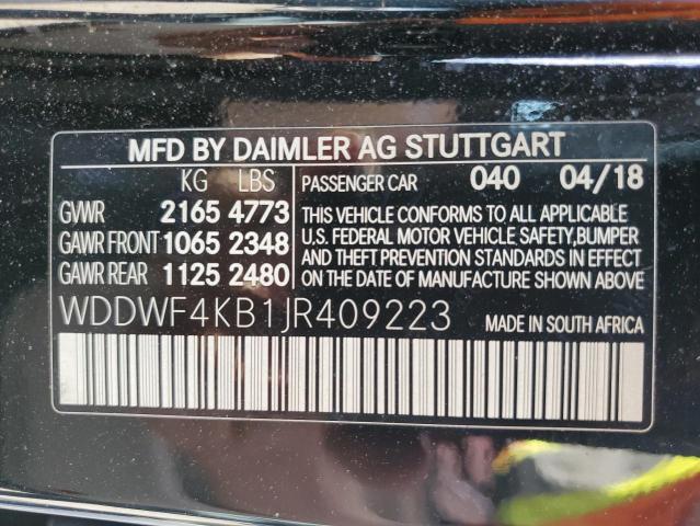 2018 MERCEDES-BENZ C 300 4MAT - WDDWF4KB1JR409223