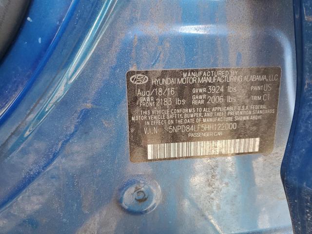2017 HYUNDAI ELANTRA SE - 5NPD84LF5HH122000