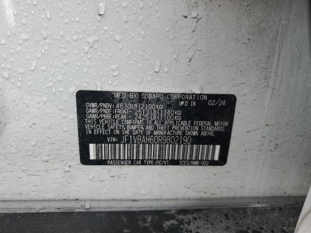 2024 SUBARU WRX PREMIU - JF1VBAH60R9802190