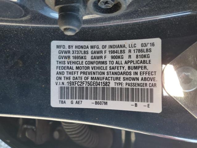2016 HONDA CIVIC EX - 19XFC2F75GE041582