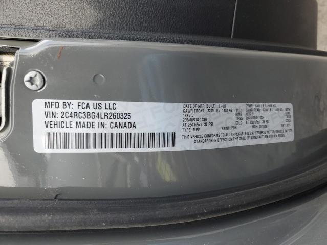 2020 CHRYSLER PACIFICA T 2C4RC3BG4LR260325