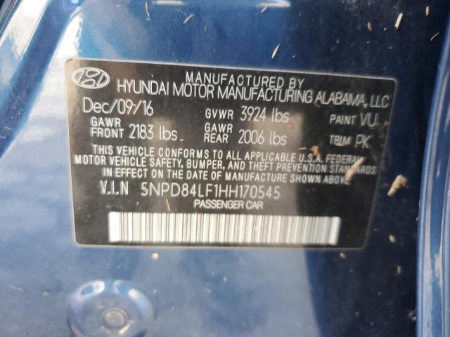 2017 HYUNDAI ELANTRA SE - 5NPD84LF1HH170545