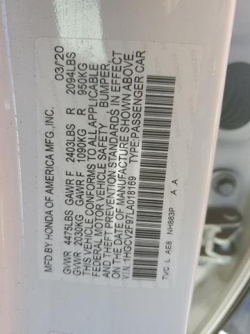 2020 HONDA ACCORD TOU - 1HGCV2F97LA018169