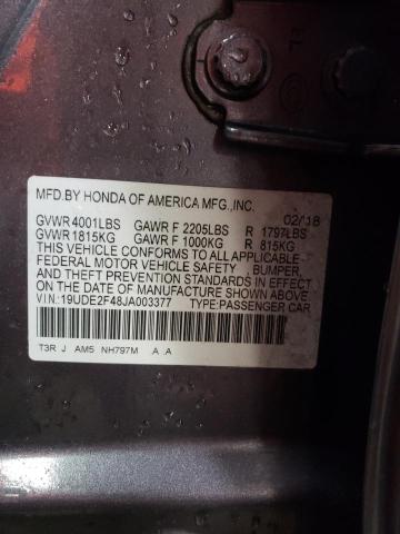 2018 ACURA ILX SPECIA - 19UDE2F48JA003377