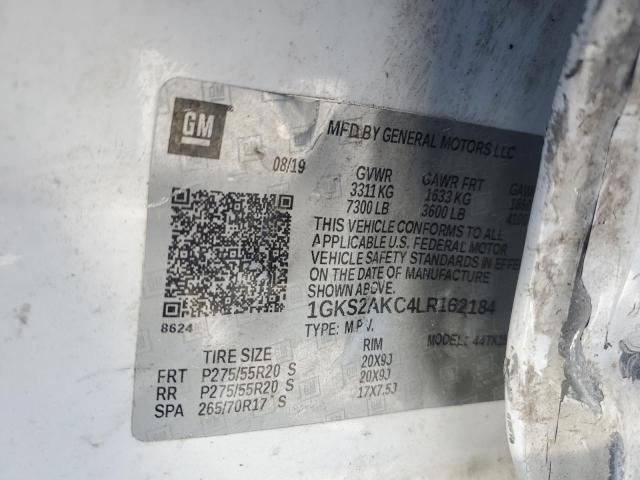 2020 GMC YUKON SLE 1GKS2AKC4LR162184