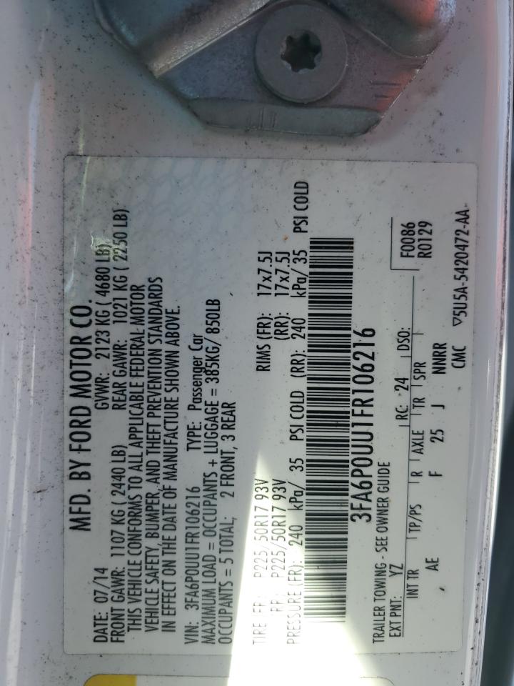 FORD FUSION S HYBRID