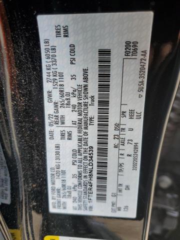 2022 FORD RANGER XL 1FTER4FH8NLD34539