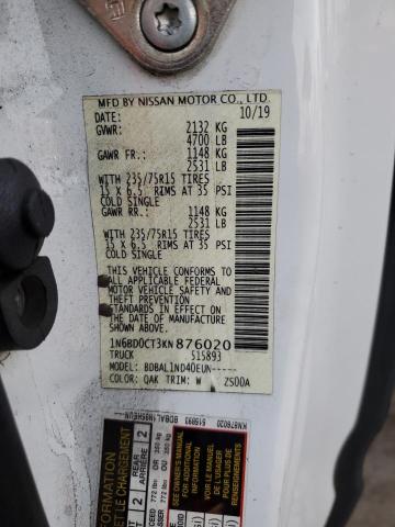 2019 NISSAN FRONTIER S 1N6BD0CT3KN876020