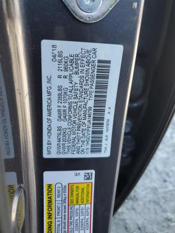 2018 HONDA ACCORD TOU - 1HGCV1F91JA146799
