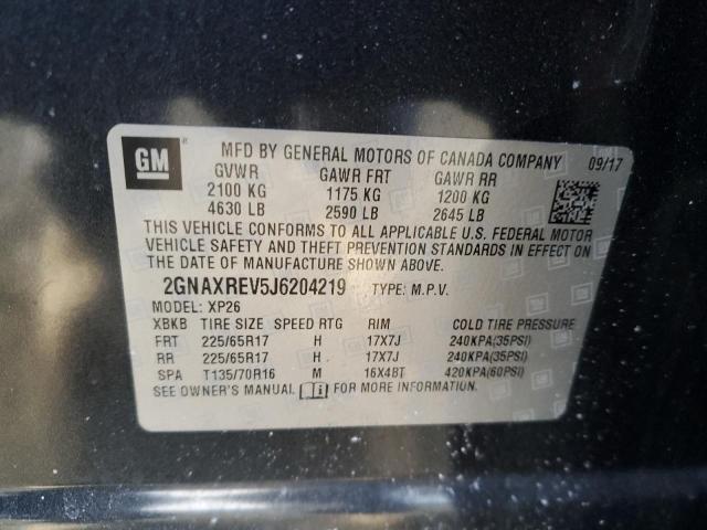 2018 CHEVROLET EQUINOX LS - 2GNAXREV5J6204219