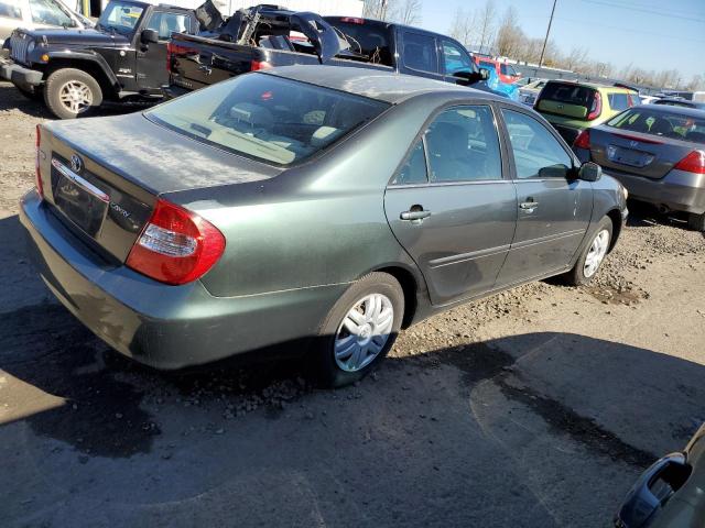 TOYOTA CAMRY LE 2002 green sedan 4d gas 4T1BE32K52U576054 photo #4