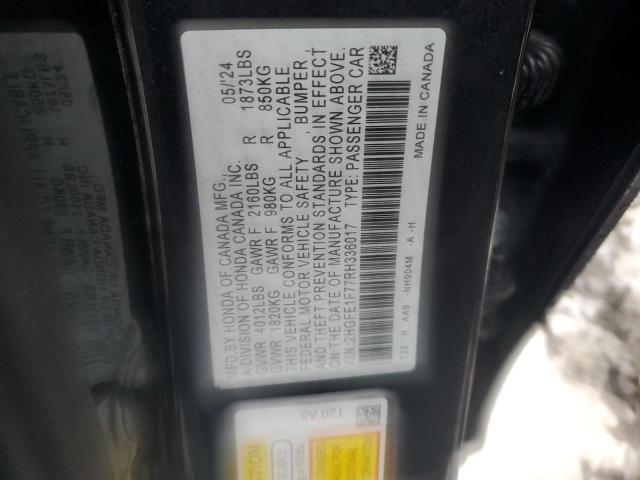 2024 HONDA CIVIC EX - 2HGFE1F77RH336017