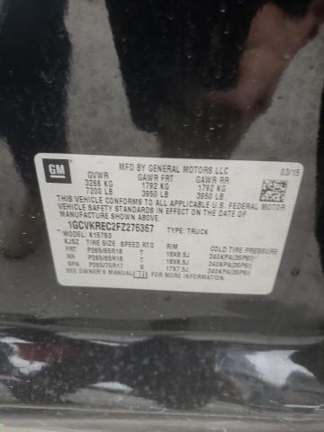 2015 CHEVROLET SILVERADO - 1GCVKREC2FZ276367