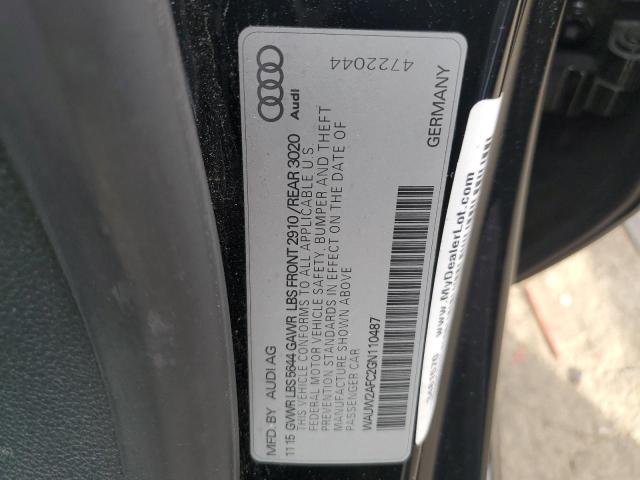 2016 AUDI S7 PRESTIG WAUW2AFC2GN110487