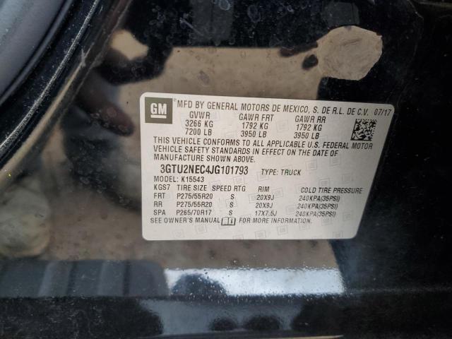 2018 GMC SIERRA K15 - 3GTU2NEC4JG101793