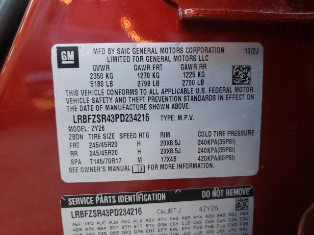 2023 BUICK ENVISION A LRBFZSR43PD234216