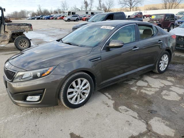 KIA OPTIMA LX 2014 charcoal sedan 4d gas 5XXGM4A77EG309380 photo #1