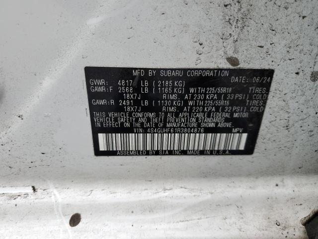 2024 SUBARU CROSSTREK 4S4GUHF61R3804876