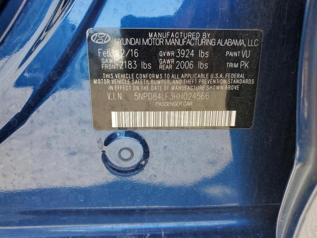 2017 HYUNDAI ELANTRA SE - 5NPD84LF3HH024566