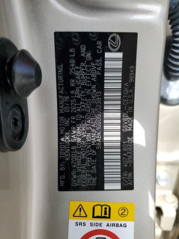 2016 LEXUS ES 350 - 58ABK1GG0GU023913