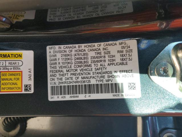 2024 HONDA CR-V EXL - 2HKRS3H74RH336125